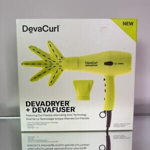 DevaCurl DevaDryer + DevaFuser Professional Ionic Blow Dryer Green New In Box